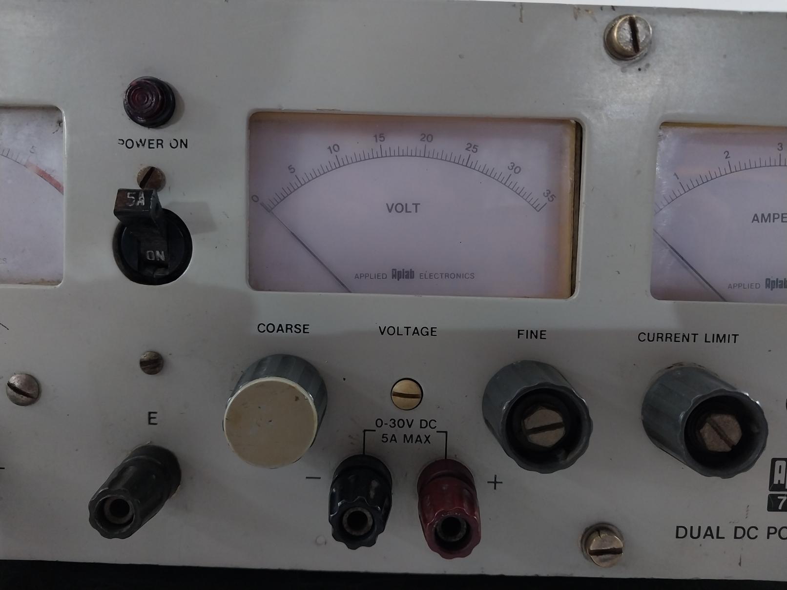 Aplab 7615 Dual Dc Power Supply 0-6 A 1.5 Meter