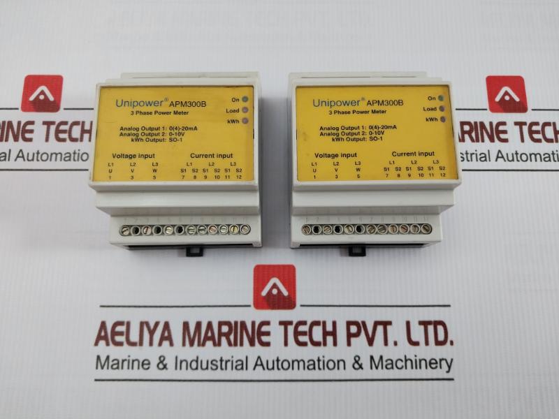 Apm300B 3-phase Power Meter Unipower
