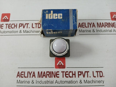 Apne188-w-Round-White-Pilot-Light-12V-50-60Hz-Idec-209016-1