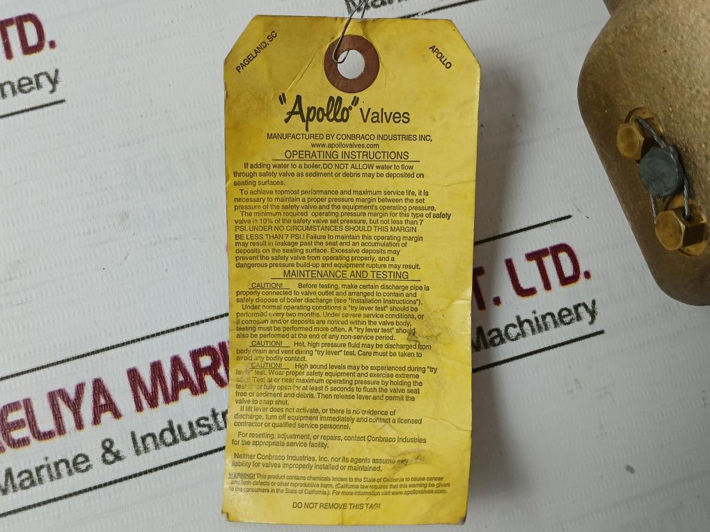 Apollo 19Khhk45 Safety Valve 45 Psi Safety Relief 2