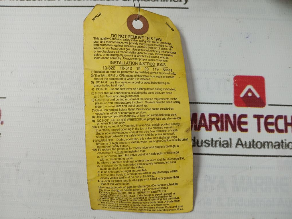 Apollo 19Khhk45 Safety Valve 45 Psi Safety Relief 2