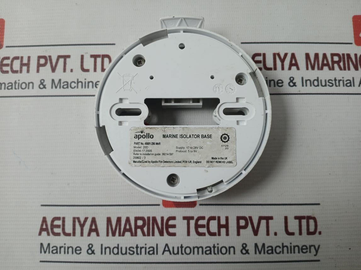 Apollo 45681-286 Mar Marine Isolator Base 17 To 28Vdc 5 To 9V