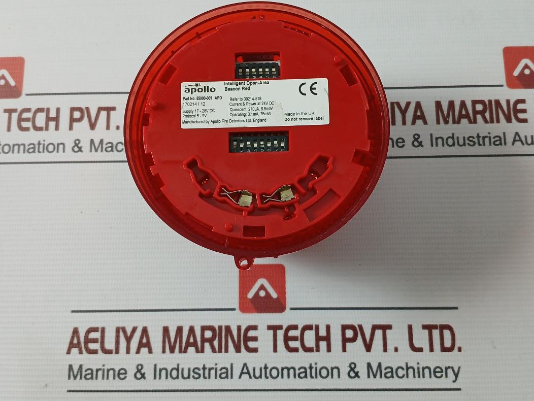 Apollo 55000-009 Apo Open-area Red Beacon W/ Isolating Base 17-28V Dc 3.1Ma 75Mw