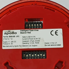 Apollo 55000-009 Apo Open-area Red Beacon W/ Isolating Base 17-28V Dc 3.1Ma 75Mw