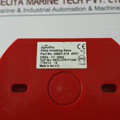 Apollo 55000-009 Apo Open-area Red Beacon W/ Isolating Base 17-28V Dc 3.1Ma 75Mw