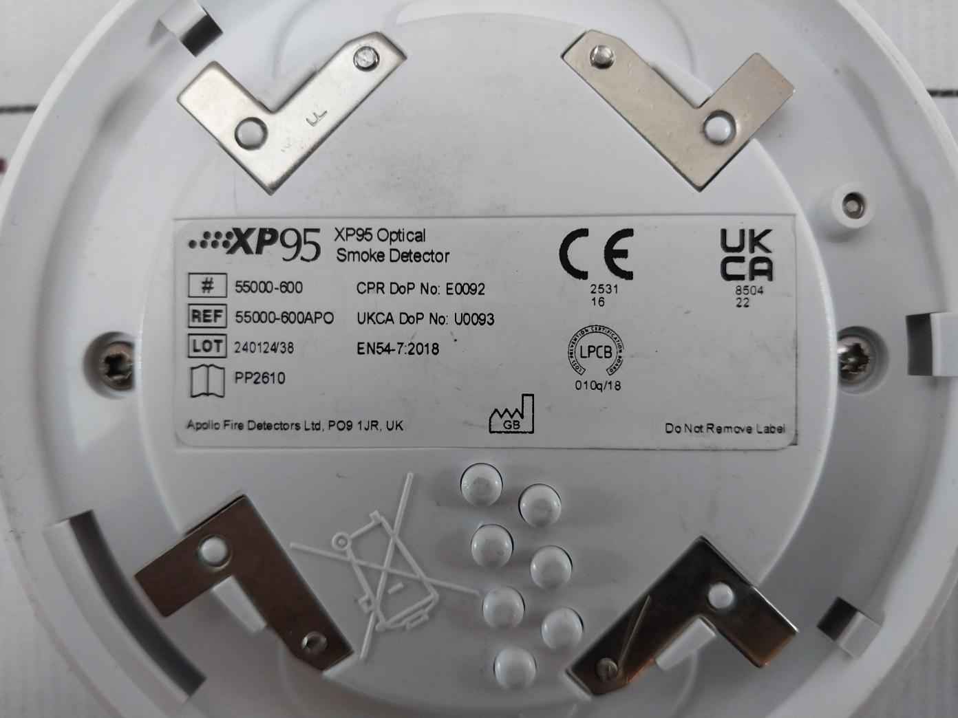 Apollo 55000-600apo Xp95 Optical Smoke Detector 55000-600