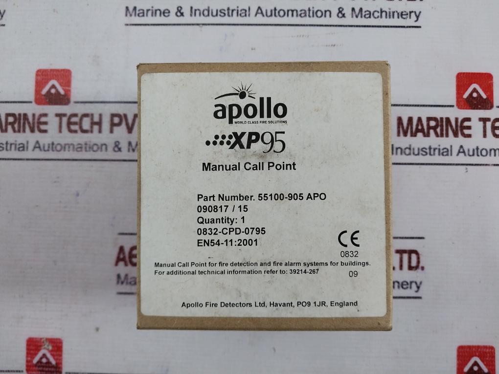 Apollo 55100-905 Apo Manual Call Point Xp95 