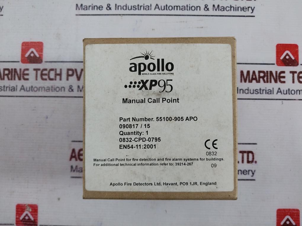 Apollo 55100-905 APO Manual Call Point XP95