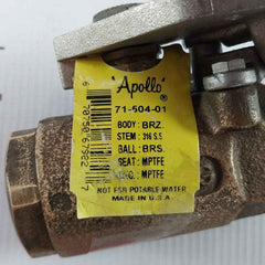 Apollo 71-504-01 316 Stainless Steel Bronze Ball Valve 3/4" 600 Wog