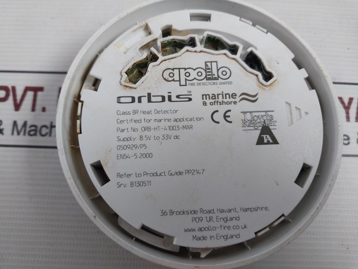 Apollo Orb-ht-41003-mar Class Br Heat Detector 8.5V To 33Vdc