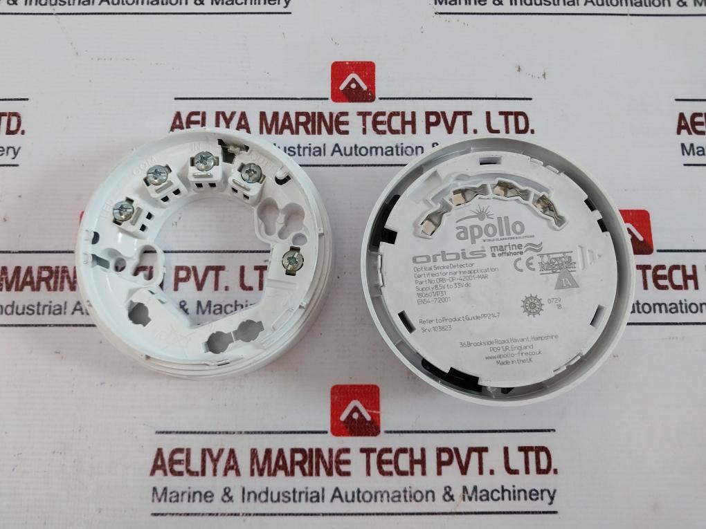 Apollo Orb-op-42001-mar Optical Smoke Detector 8.5V To 33V Dc