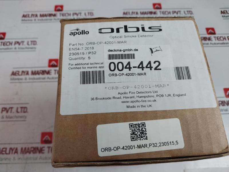 Apollo Orb-op-42001-mar Orbis Marine Optical Smoke Detector