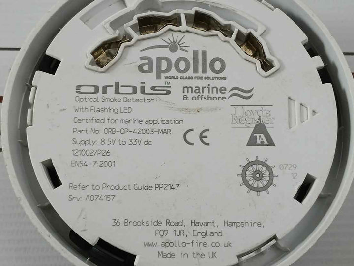 Apollo Orb-op-42003-mar Optical Smoke Detector