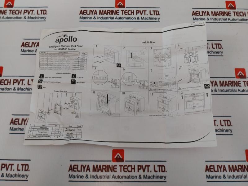 Apollo Sa5900-908Apo Intelligent Manual Call Point 17-35V Dc