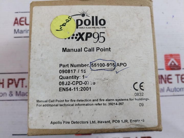 Apollo Xp95 Manual Call Point 55100-905 Apo