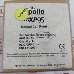 Apollo Xp95 Manual Call Point 55100-905 Apo