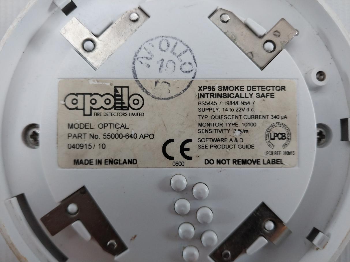 Apollo 55000-640 Apo Intrinsically Safe Optical Smoke Detector