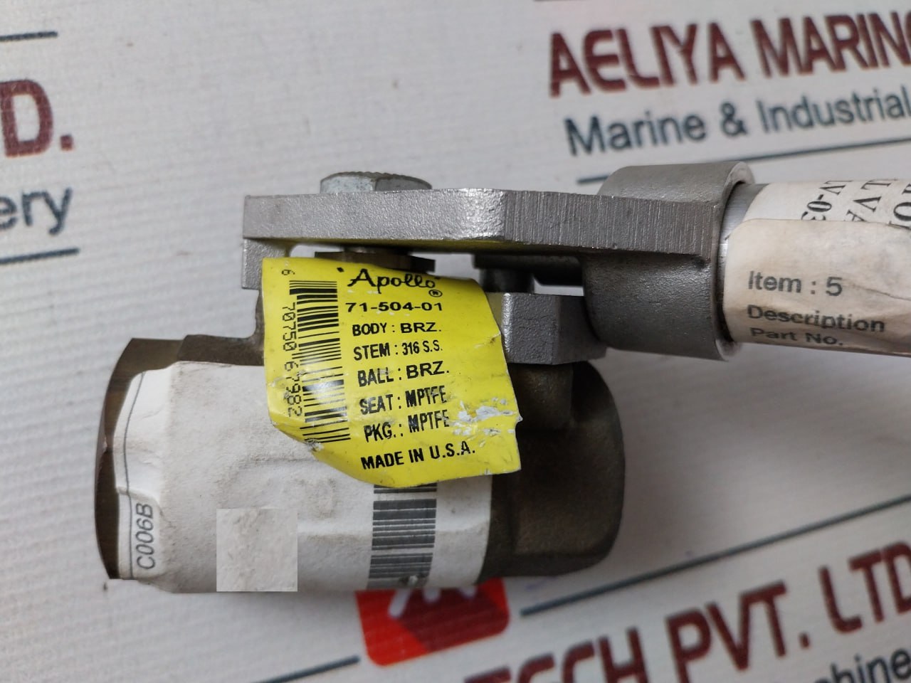 Apollo Srh-71-504-1 Spring Return Ball Valve