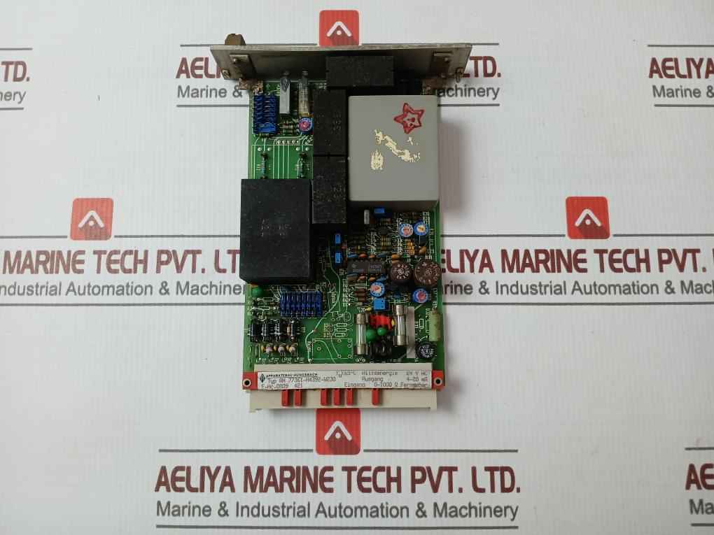 Apparatebau Hundsbach Ah 77361-h4392-w230 Printed Circuit Board 4-20 Ma