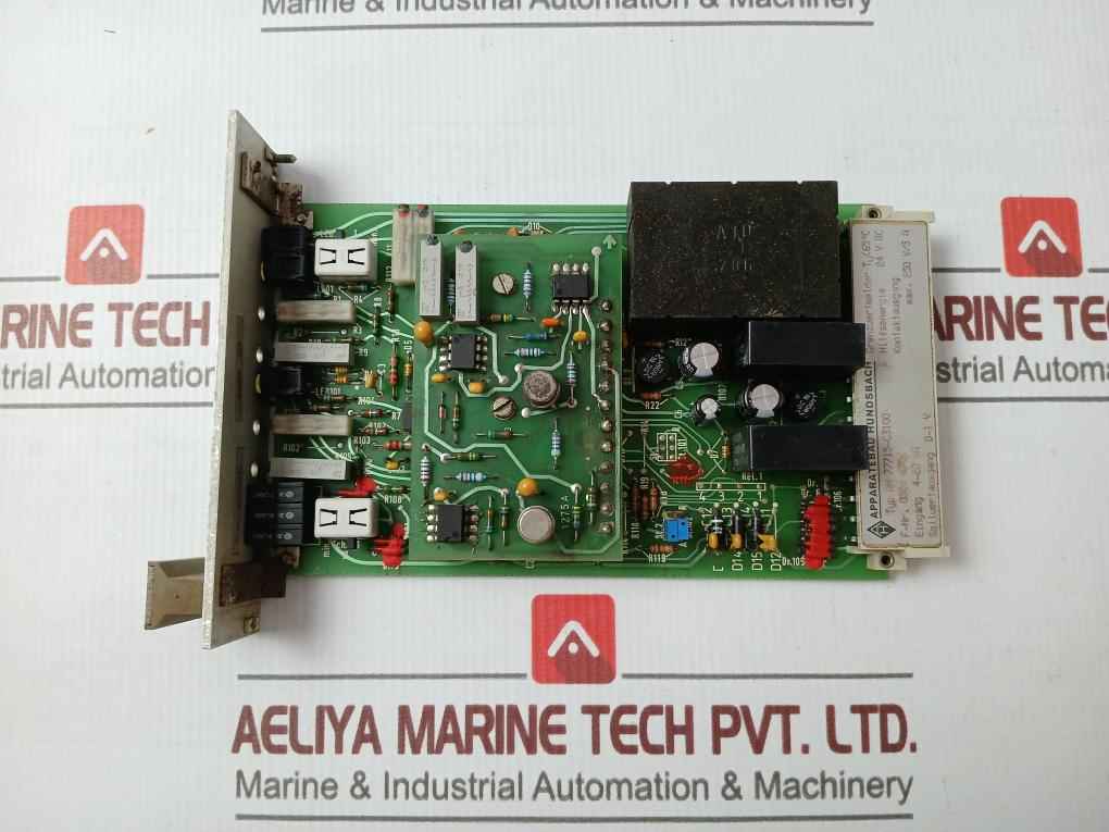 Apparatebau Hundsbach Ah 77715-c3100 Printed Circuit Board 4-20 Ma 24V Ac