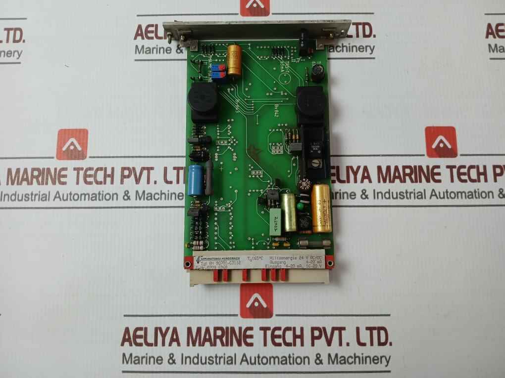 Apparatebau Hundsbach Ah 90700-c3112 Printed Circuit Board 24Vac 4-20Ma