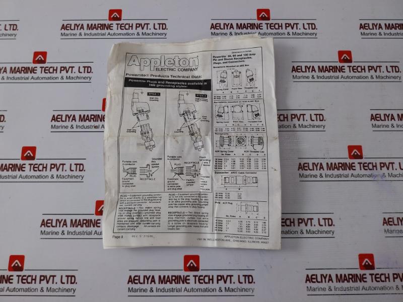 Appleton Adr3044 Powertite Aee Box For Receptacles 30 Amp