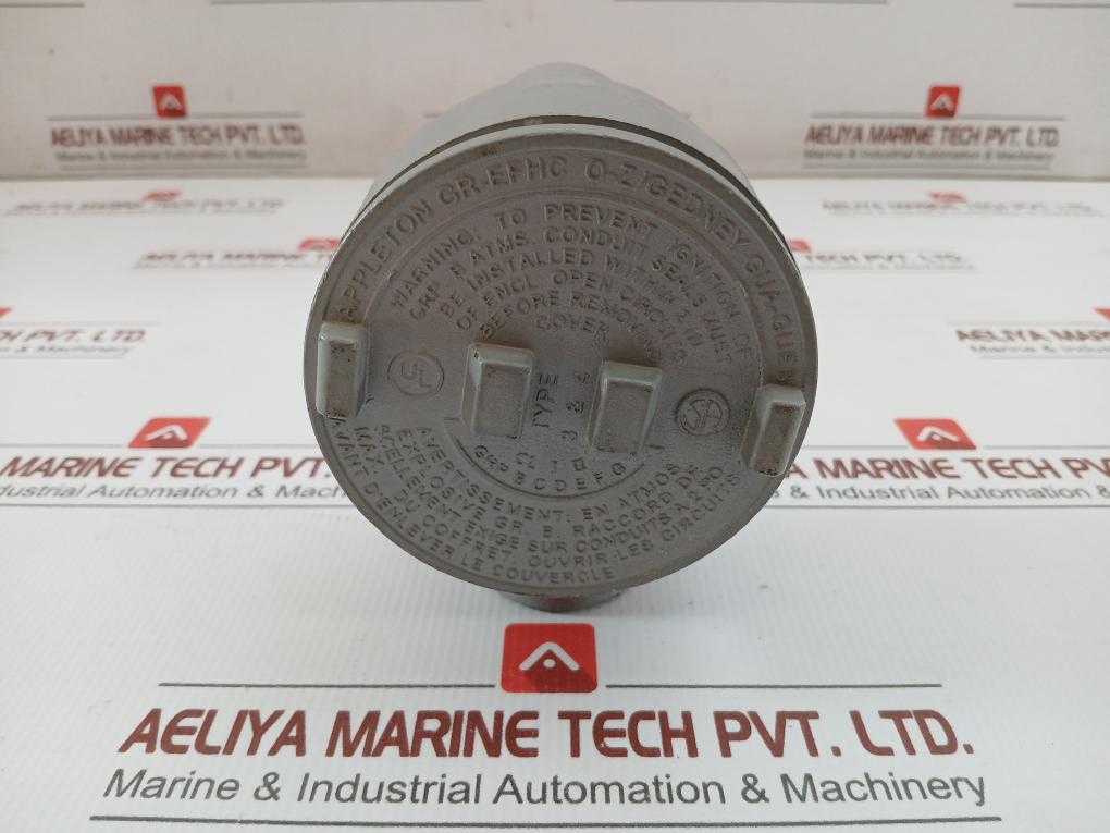 Appleton Conduit Outlet Box 120 Vac Gr-efhc-gua