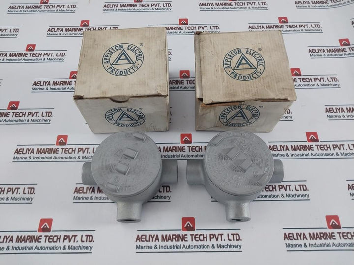 Appleton Gr-efhc Explosion Proof Conduit Outlet Box 1/2” (Only Body)