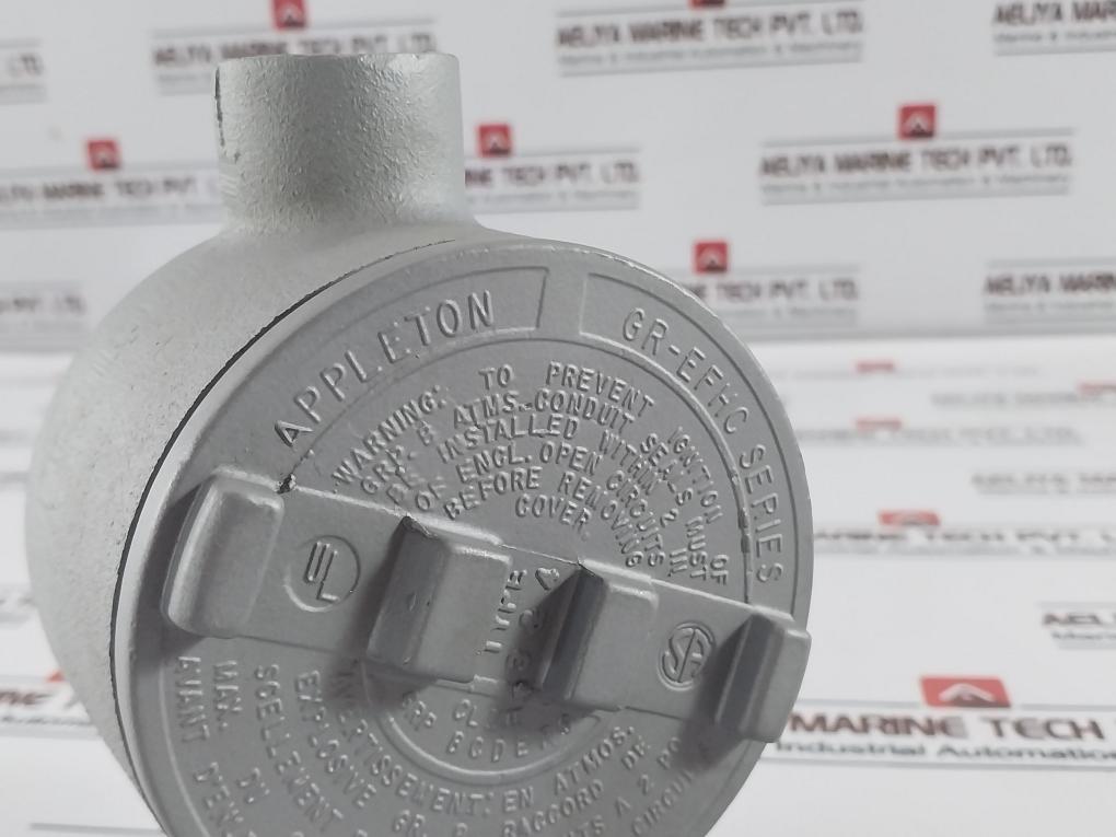 Appleton Gr-efhc Explosion Proof Conduit Outlet Box 1/2” (Only Body)