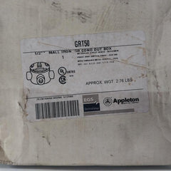 Appleton Gr-efhc Explosion Proof Conduit Outlet Box 1/2” (Only Body)