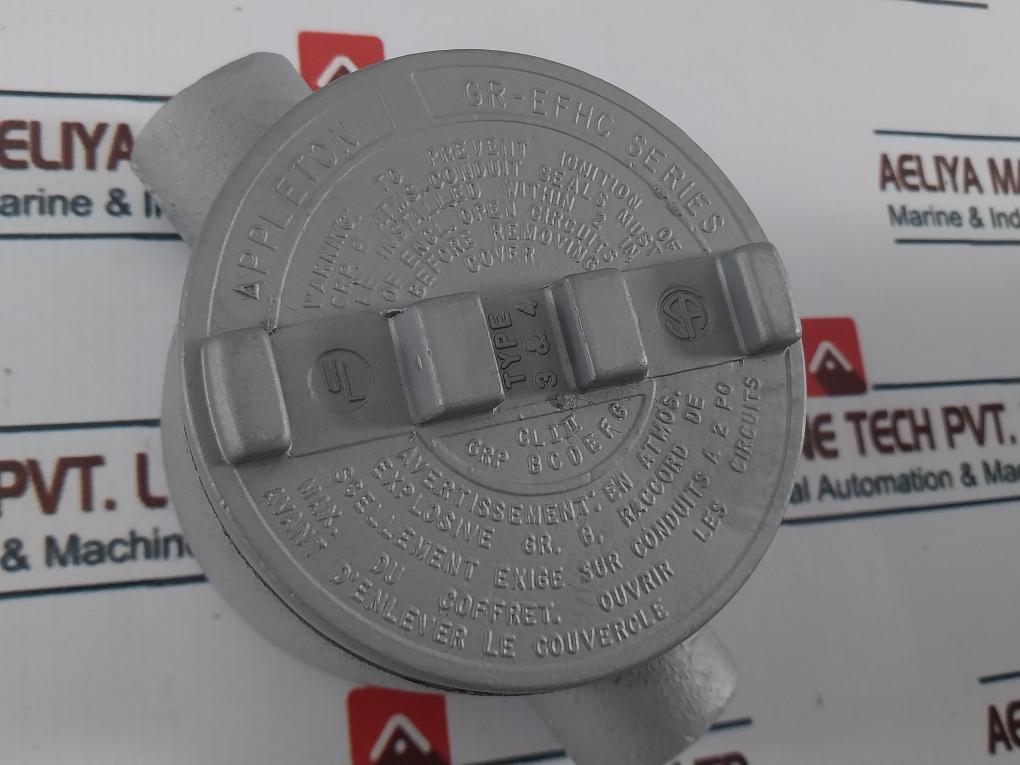 Appleton Gr-efhc Explosion Proof Conduit Outlet Box 1/2” (Only Body)