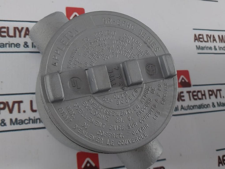 Appleton Gr-efhc Explosion Proof Conduit Outlet Box 1/2” (Only Body)