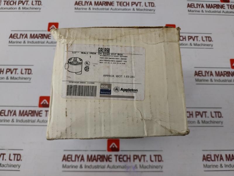 Appleton Gr-efhc Nema 3/4 Explosion-proof Conduit Outlet Box