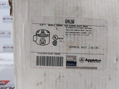 Appleton Grl50 Mall Iron Conduit Outlet Box 1/2" (Only Body)