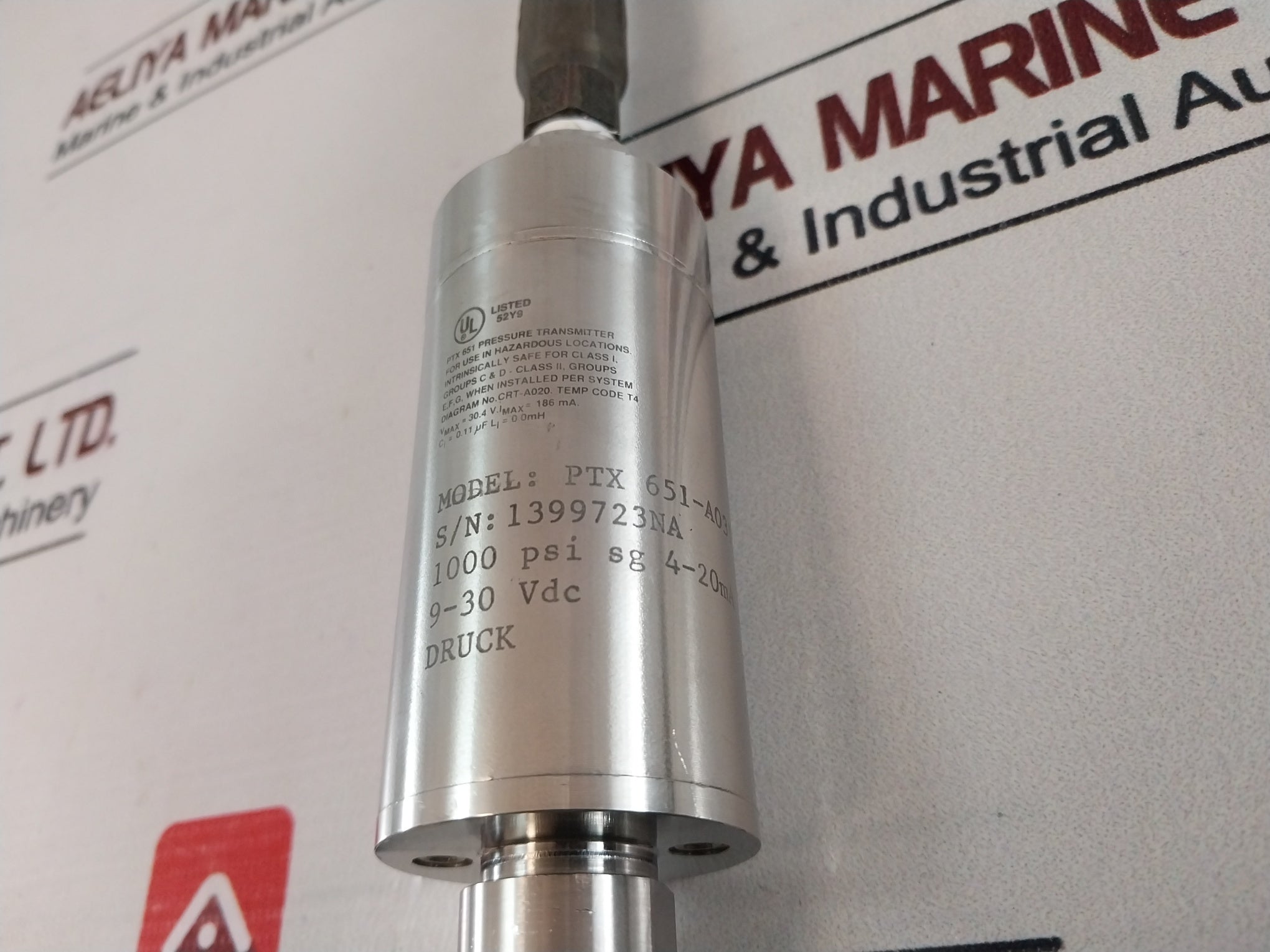 Appleton Gr-efhc Series Ptx 651-a031 Pressure Transmitter Set 237039-102