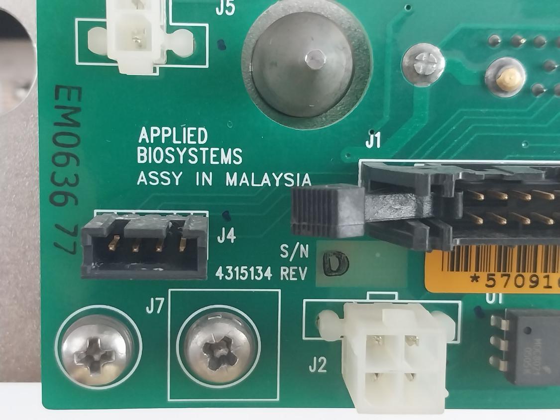 Applied Biosystems 4316725 Microcard Block Cycler Assembly Rev: A7 4315134