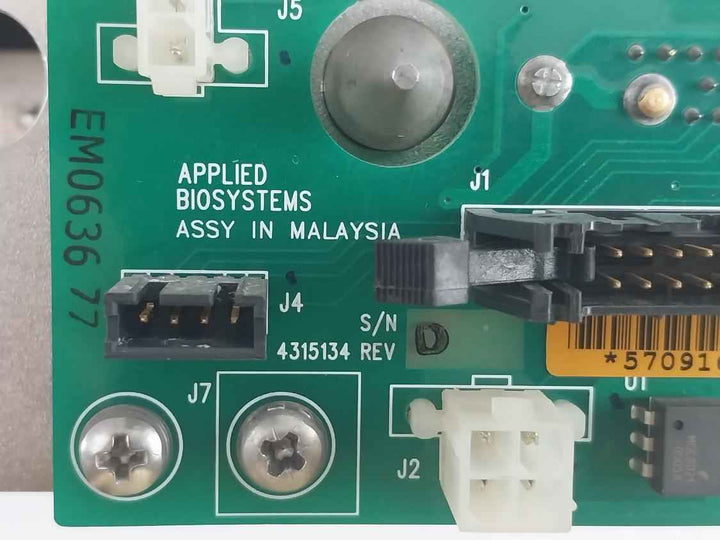 Applied Biosystems 4316725 Microcard Block Cycler Assembly Rev: A7 4315134