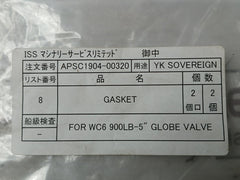 Apsc1904-00320 Gasket For Wc6 900Lb-5" Globe Valve