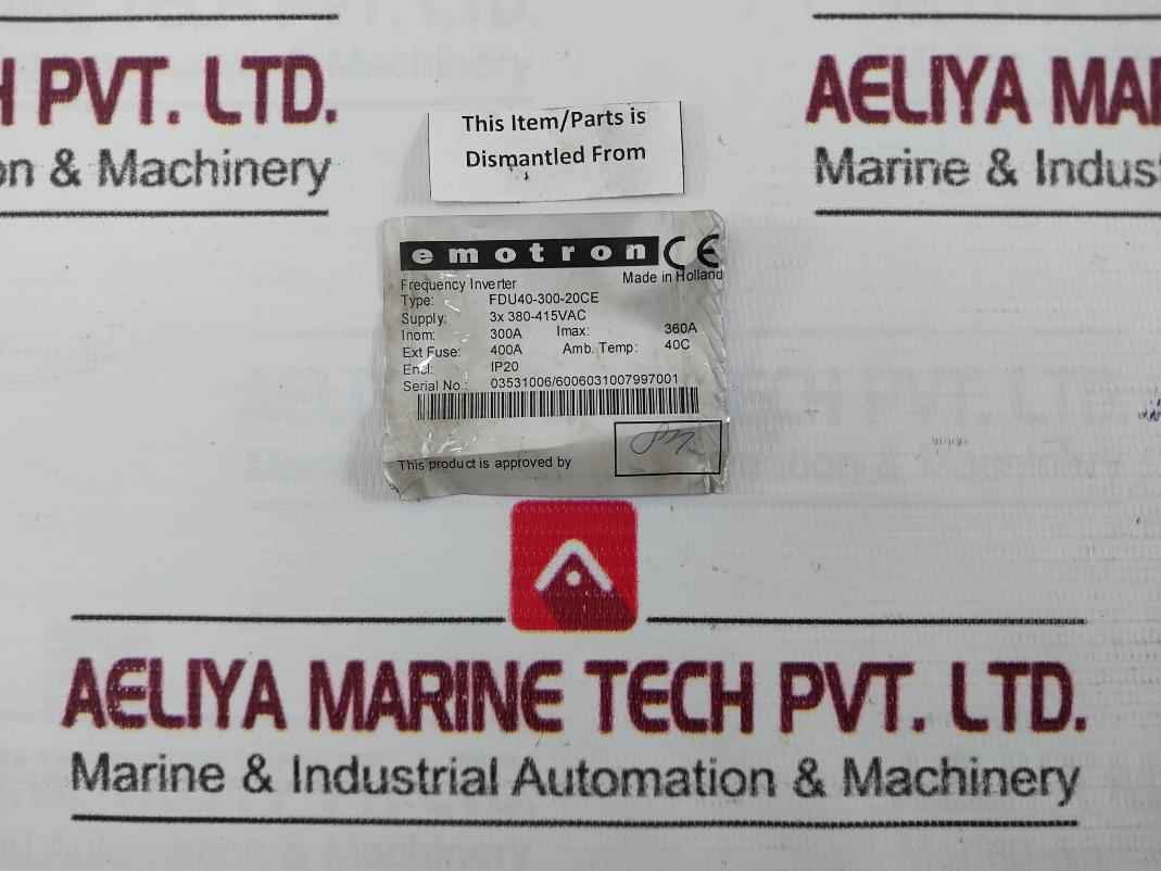 Aq Trafo Sldf 151,5R Transformer Fdu40-300-20Ce 3X 380-415Vac 360A 0.20 Mh Ip20