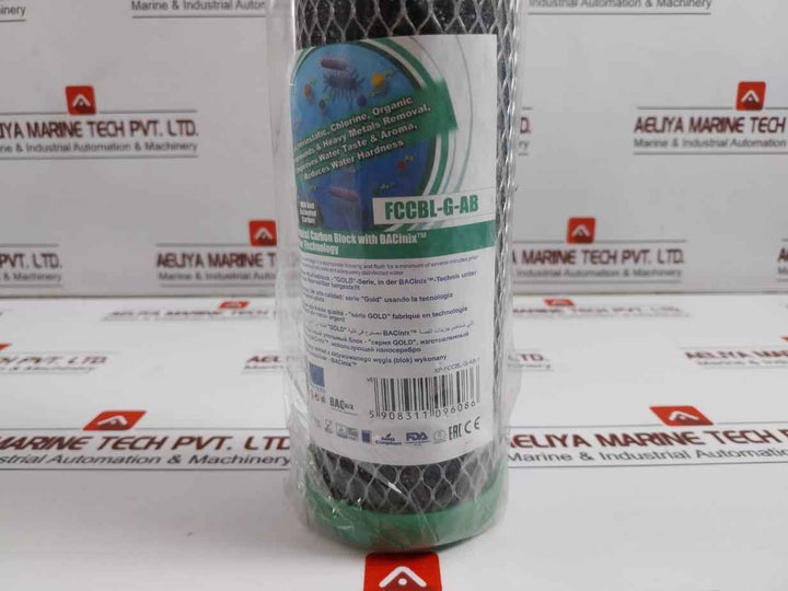 Aqua Filter Xp-fccbl-g-ab-1 Block Carbon Cartridge With Antimicrobial Agent