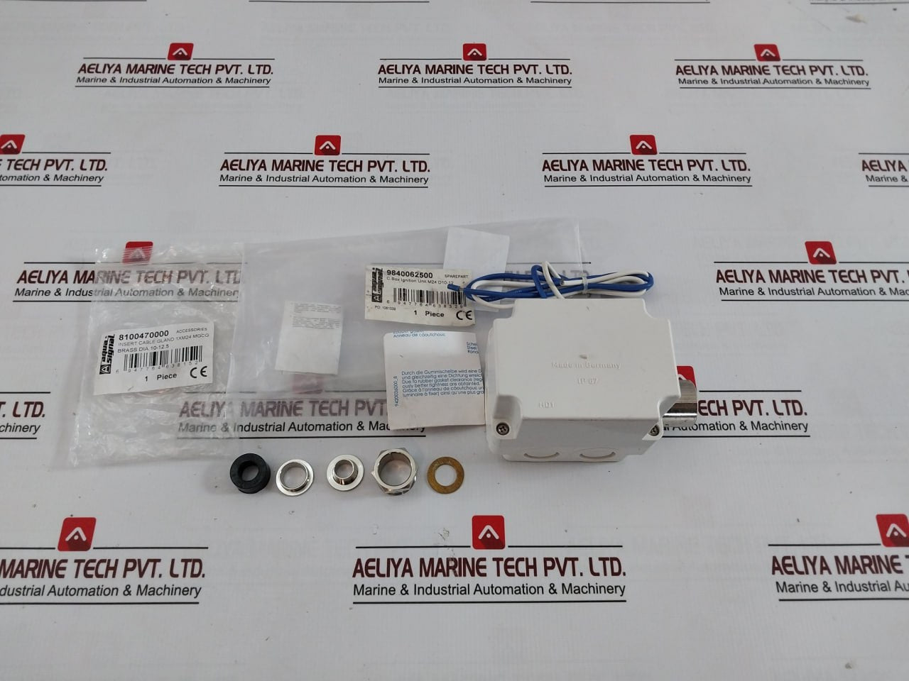 Aqua Signal 9840062500 Connection Box With Ignition Unit M24 D10-12 Ip 67