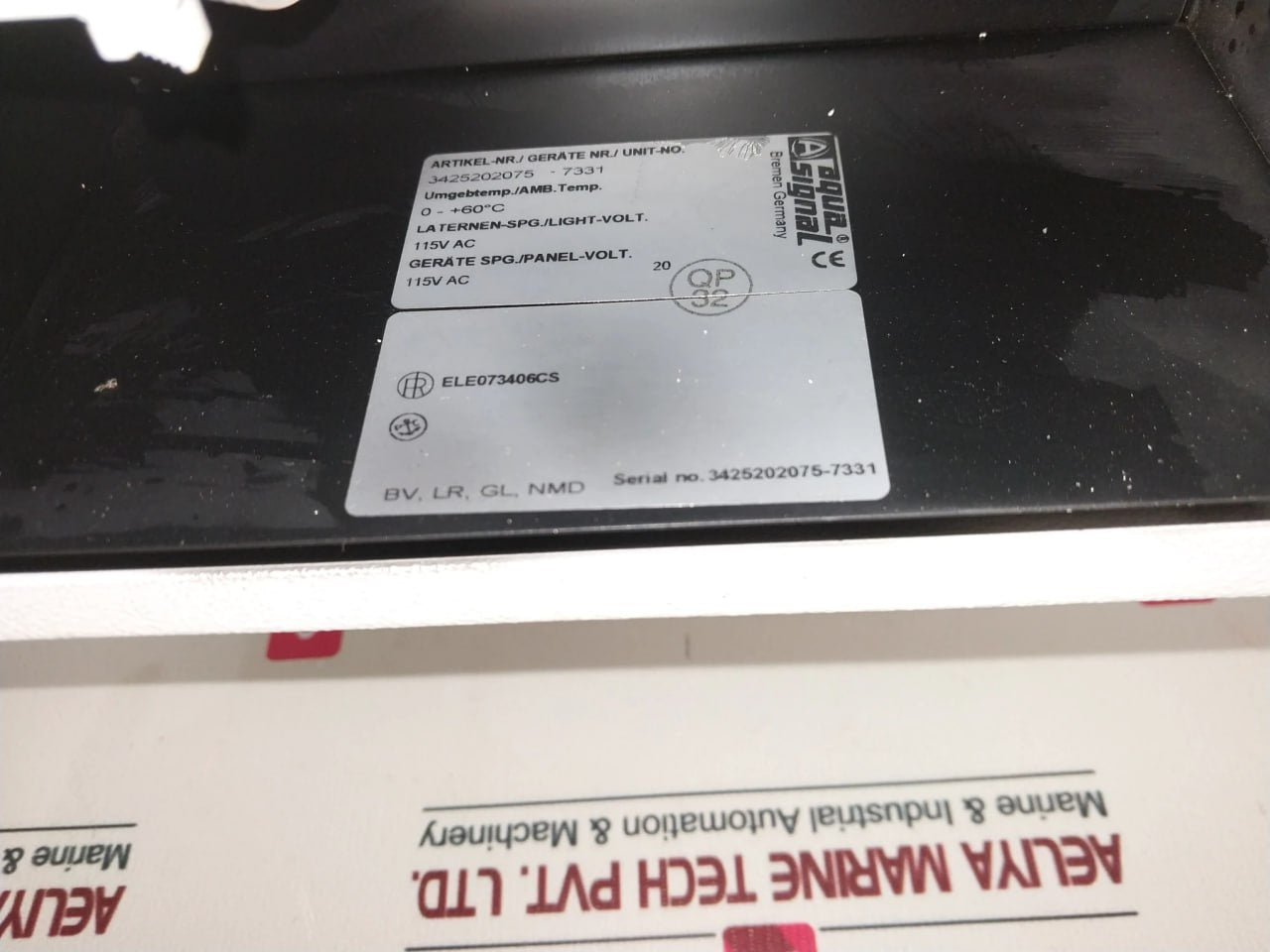 Aqua Signal Ele073406Cs Navigation Lighting Panel 115V Ac