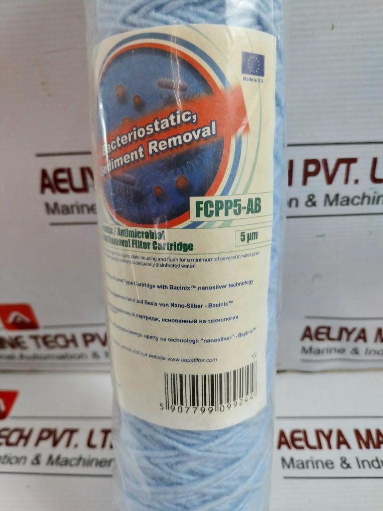 Lot Of 5X Xp-fcpp5-ab-1 Antimicrobial & Sediment Removal Filter Cartr Aquafilter