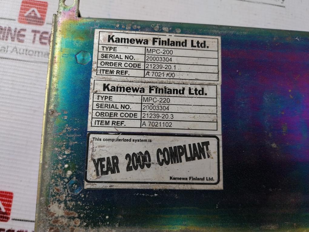 Aquamaster Rauma Mpc-200/220 Pcb Panel A7021100