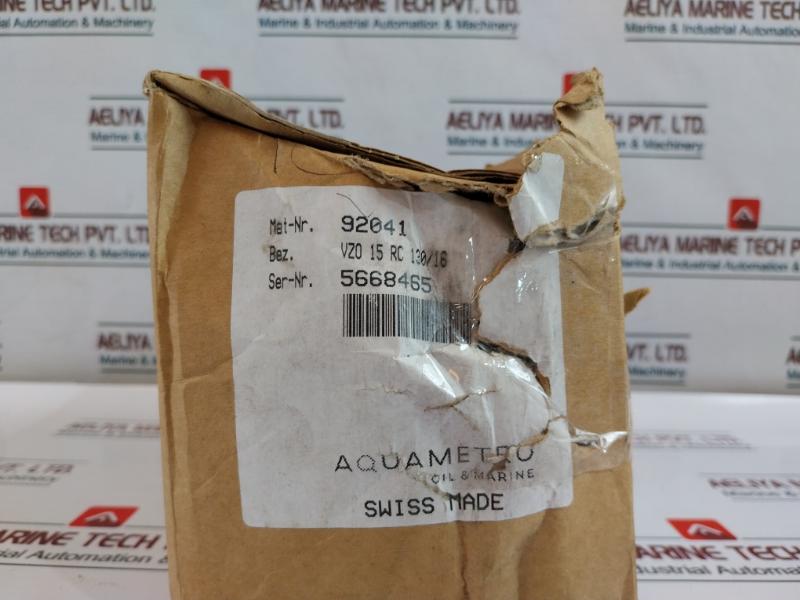 Aquametro Contoil Vzo 15 Rc 130/16 Oil Flow Meter 92041 16Bar 12Cm3
