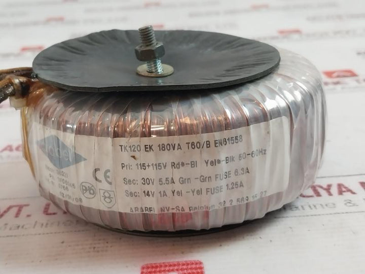 Arabel Tk120 Ek Transformer 180Va T60/B Tf06045 115+115V 50-60Hz 30V 5.5A