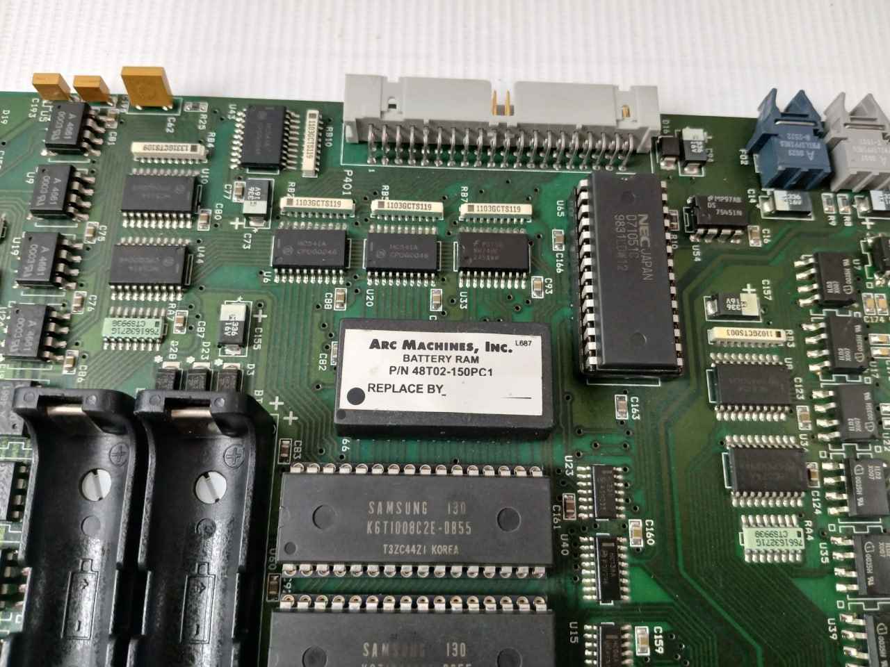 Arc Machines 49b070317-01 Cpu Control Board 13b070316-01
