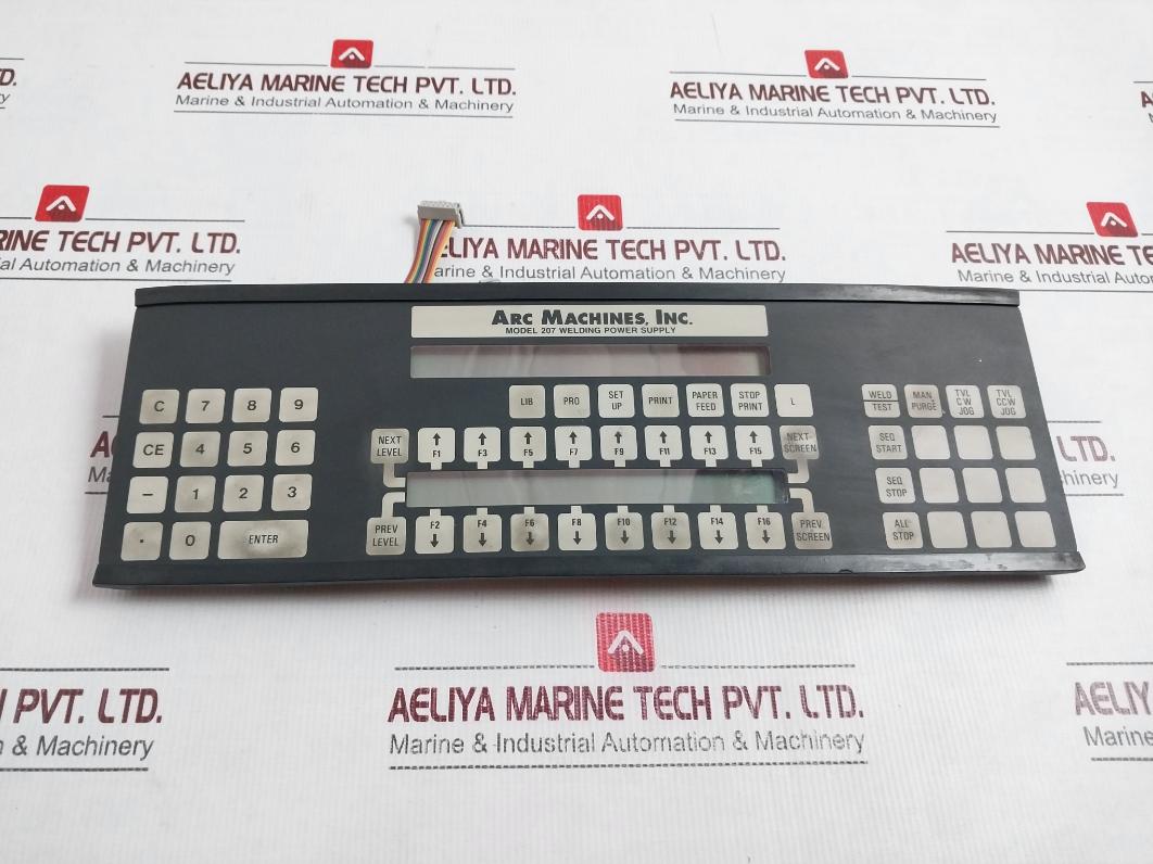 Arc Machines 207 Keypad For Welding Power Supply Rg0101 P88-1