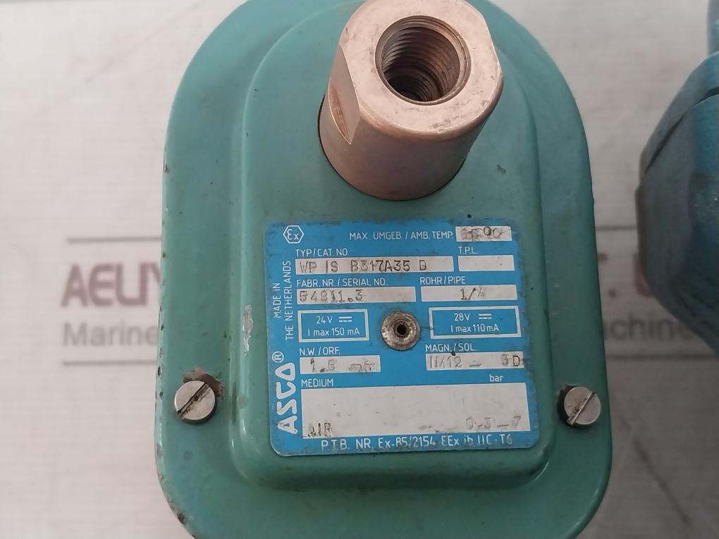 Arca-regler 246 535 Control Valve Wp Is B317A35 D, Eiw215 24V 150Ma 9.9 Bar