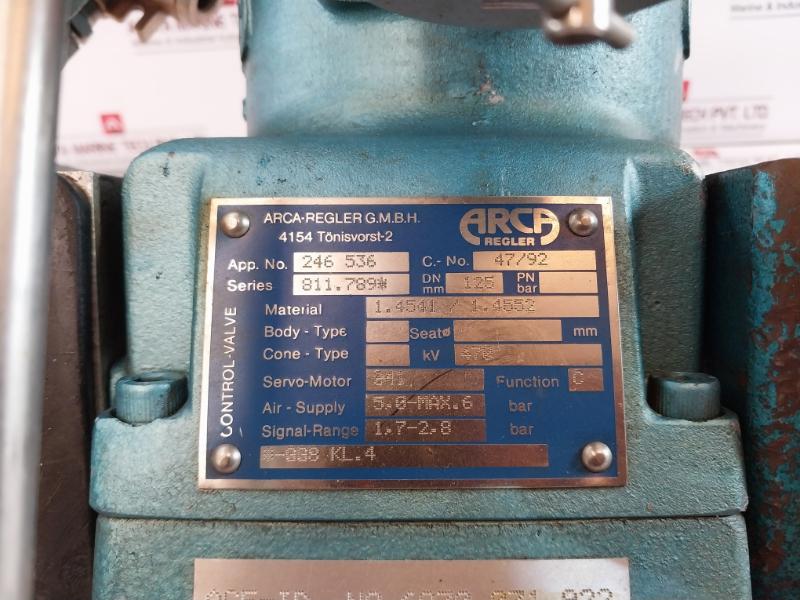 Arca-regler 246 536 Complete Pneumatic Control Valve Assembly 24V-i Max 150 M